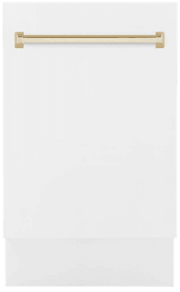 White Matte & Polished Gold